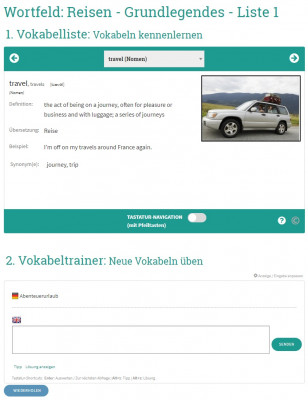 Wortschatzbung 10 Vokabeln Zum Thema Urlaub Und Reisen